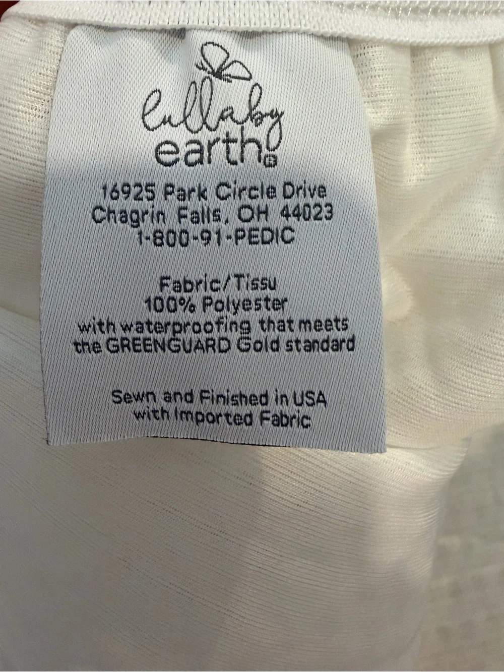 Nestig x Lullaby Earth Breeze Air Mini-Crib Mattress Cover - Wave (set of 2)